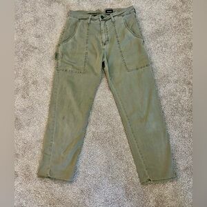 Hudson Jeans Olive Green Utility Cargo Pants
